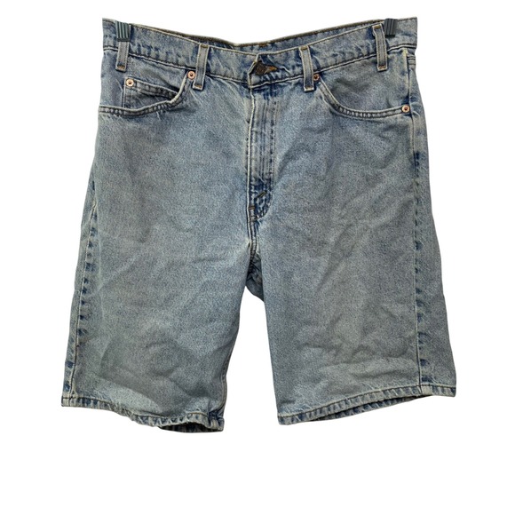 Levi's Other - Vintage 90s Levis 550 Orange Tab Denim Shorts Baggy Thrashed 34 Jorts Skate Work